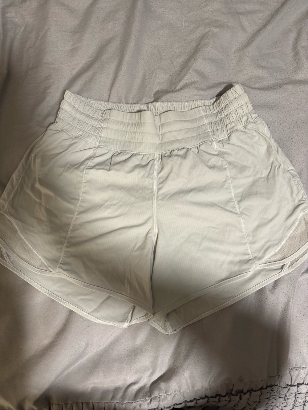 lululemon athletica White High-Waist Athletic Shorts